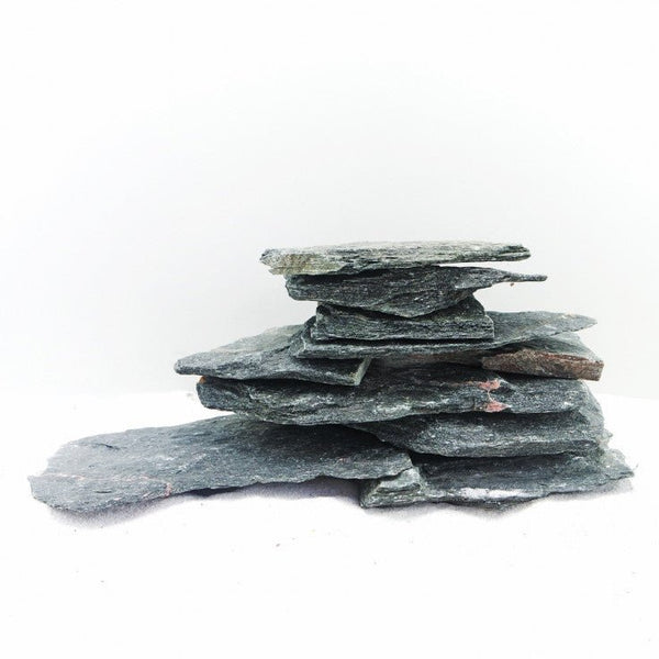 BLACK SLATE ROCK - EXTRA SMALL / 7-10CM / BOX صخرة حوض السمك - Shopivet.com