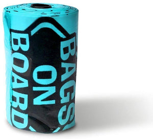 BOB Dispenser Marble Bone Turquoise - Shopivet.com