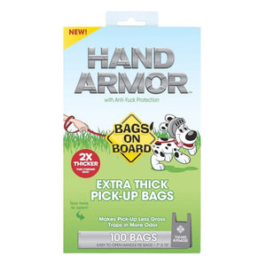 BOB Hand Armor with Extra Thick Pick Up Bags (100bags) - Shopivet.com