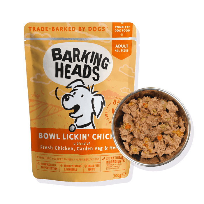 Barking Heads Variety Pack Adult Wet Dog Food 6 x 300g Pouch -