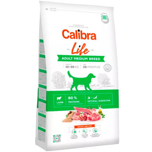 Calibra Dog Life Adult Medium Breed Lamb 12kg - Shopivet.com