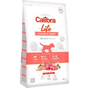 Calibra Dog Life Starter and Puppy Lamb 12kg - Shopivet.com