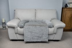 Calming Sofa Snuggler Blanket Bed Grey - Small - Shopivet.com