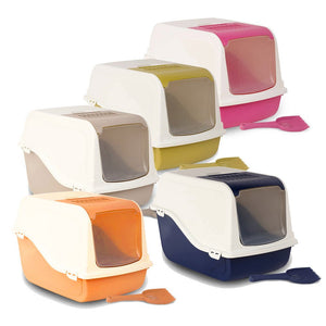 Cat Litter Box ARIEL(TOP FREE) - dark - blue - Shopivet.com