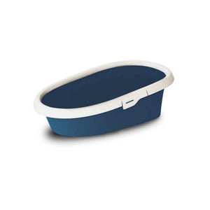 Cat litter box MINOU LARGE 58 x 39 x 17h - aqua - Shopivet.com