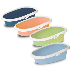 Cat litter box MINOU LARGE 58 x 39 x 17h - dark - blue - Shopivet.com