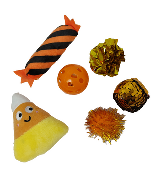 CAT TOY FRIGHT TOYS KIT, 6pcs