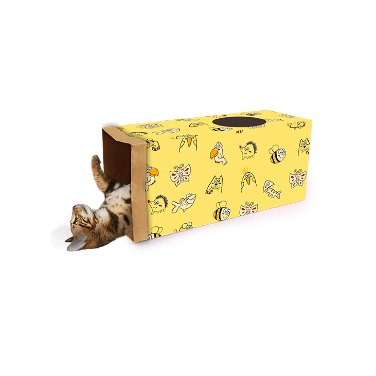 Catoon - Kraft Paper Tunnel - Yellow