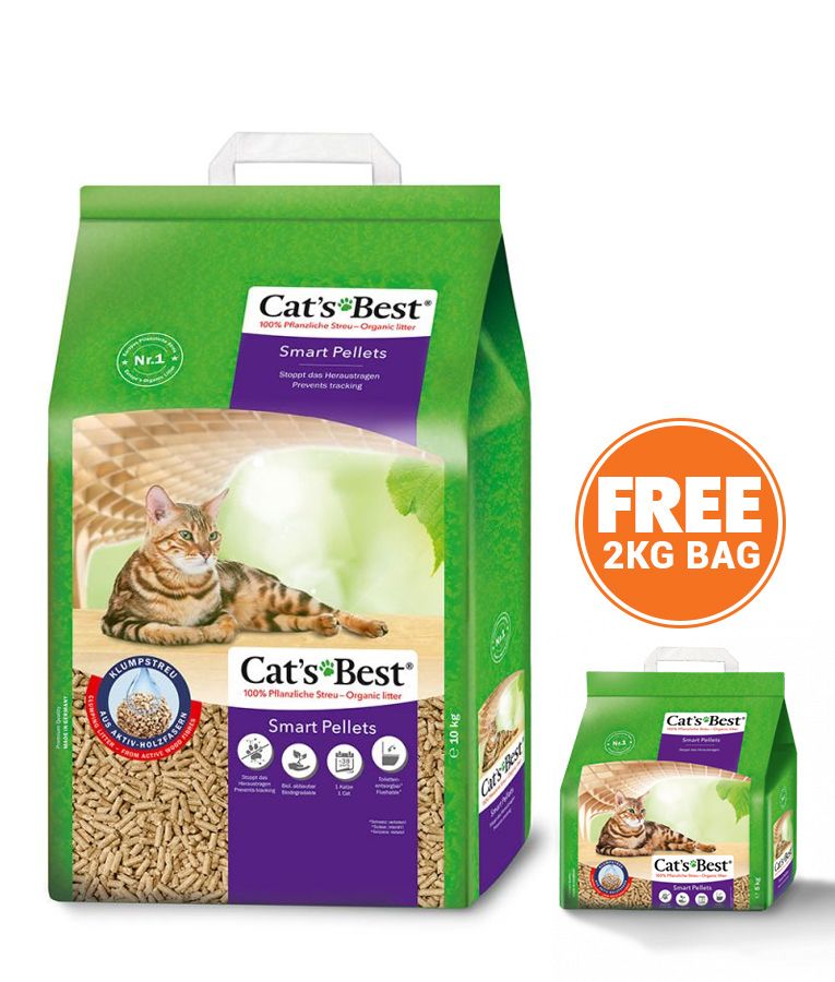 Cat's Best Smart Pellets Cat Litter - 5KG - Shopivet.com
