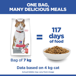 Hill’s Science Plan Sterilised Cat Adult Cat Food With Salmon (10kg)