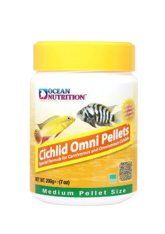 Cichlid Omni Pellets Medium 200g - Shopivet.com