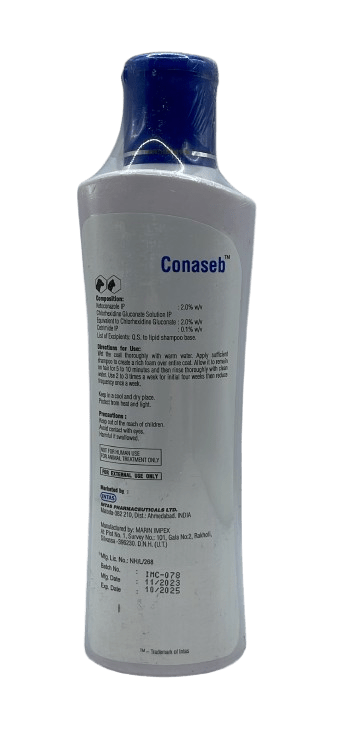 Conaseb Antifungal shampoo (Ketoconazole) 200ml - Shopivet.com