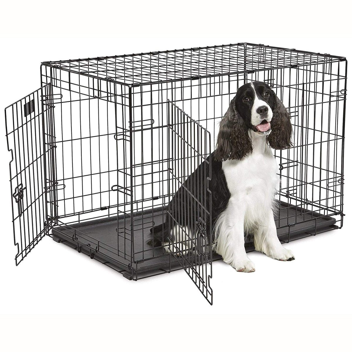 Contour Double Door Dog Crate 36″ - Shopivet.com
