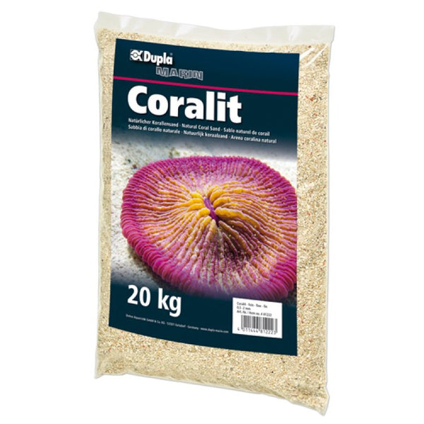 Coralit, Coral Sand Fine, 0.5 - 2 mm dia., 20 KG - Shopivet.com