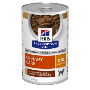 Hill’s Prescription Diet c/d Multicare Canine Stew with Chicken & added Vegetables (12x354g)