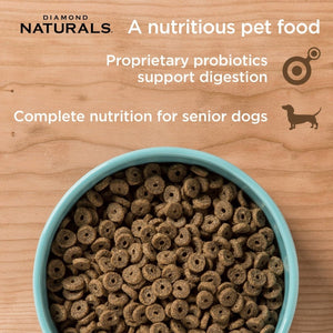 Diamond Naturals Senior Dog Chicken, Egg & Oatmeal Formula - 2.72 Kg(6 lbs) - Shopivet.com