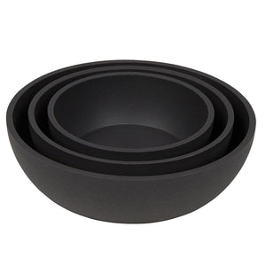 District 70 Bamboo Dog Bowl - DARK GREY Small