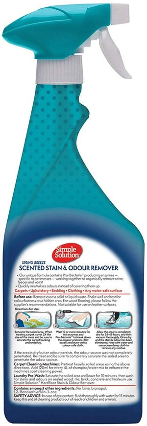 Dog Stain and Odour Remover Spring Breeze – 750 ml - Shopivet.com