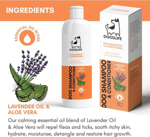 DogsLife Dog Shampoo & Conditioner 237ml - 237ml - Shopivet.com