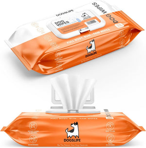 DogsLife Scented Grooming Dog Wipes 100pcs - Shopivet.com