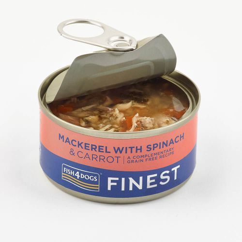 Fish4Dogs Finest Mackerel with Spinach & Carrot Wet Dog Food 85g - 85g