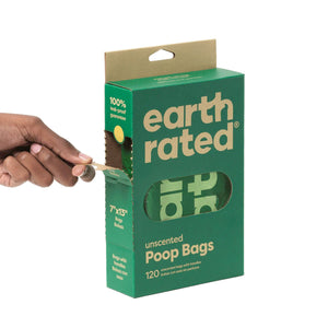 Earth Rated Easy - Tie Handle Poop Bags – 120 bags - Unscented - Shopivet.com