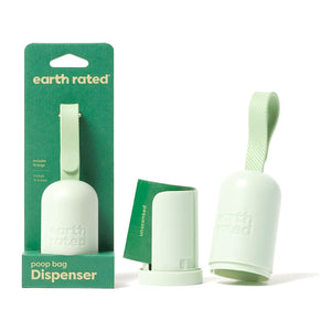Earth Rated Poop Bag Dispenser with 15 Bags (Unscented) - Shopivet.com