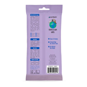 Earthbath Tooth & Gum Wipes – 50 Pet Wipes