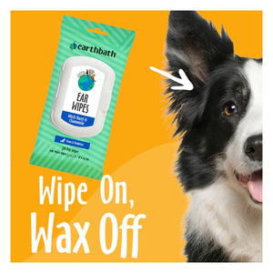 Earthbath Ear Wipes (Witch Hazel & Chamomile) – 30 Wipes - Shopivet.com