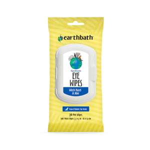 Earthbath Hypoallergenic Eye Wipes (Witch Hazel & Aloe) – 30 Wipes - Shopivet.com