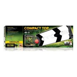 Exo Terra Compact Terrarium Top - 3 Light Socket 60cm - Shopivet.com