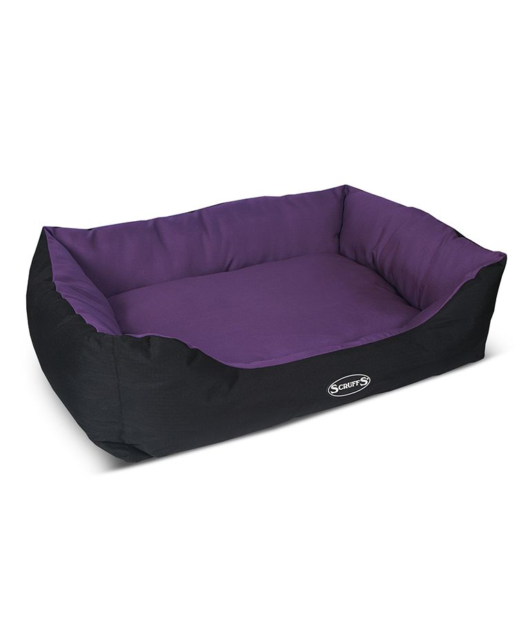 Scruffs Expedition Box Dog Bed - PLUM X-Large