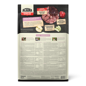 Acana Singles Limited Ingredient Diet Grass-Fed Lamb Recipe Dry Dog Food - 6kg