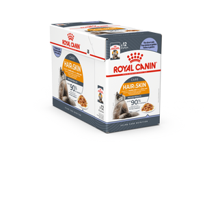 Feline Care Nutrition Hair & Skin Jelly (WET FOOD - Pouches) 12x85g