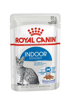 Feline Health Nutrition Indoor Jelly (WET FOOD - Pouches) 12 x 85g