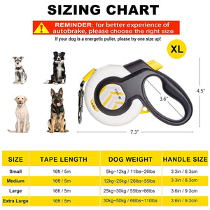 Fida Autobrake Retractable Dog Leash 16 ft - XL - Shopivet.com