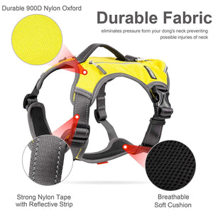 Fida Dog Harness – Yellow - M - Shopivet.com