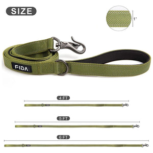 Fida Heavy Duty Dog Leash – Yellow - 6ft - Shopivet.com