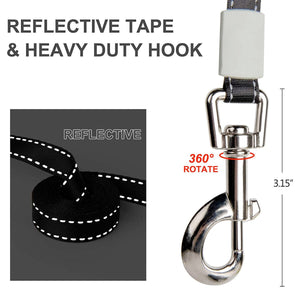 Fida Heavy Duty Retractable Dog leash 26ft (8m) - black - Shopivet.com