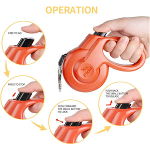 Fida Retractable Dog Leash Heavy Duty (Styleash Series) - blue - Shopivet.com