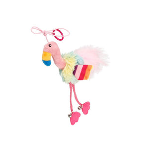 Finger ring bird Blue & Pink with Crinkle Paper and Bell inside - Shopivet.com