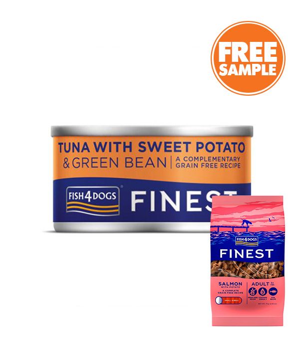 Fish4Dogs Finest Tuna with Sweet Potato & Bean Adult Wet Dog Food 85g - 85G - Shopivet.com