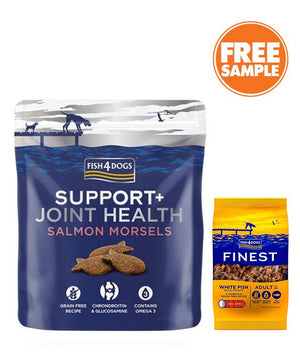 Fish4Dogs Support+ Joint Health Salmon Morsels Dog Treats 225g - 225g - Shopivet.com