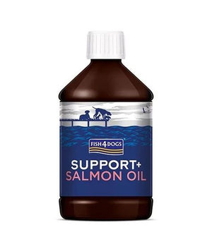 Fish4Dogs Support+ Salmon Oil Dog Supplement 500ml - 500ml - Shopivet.com