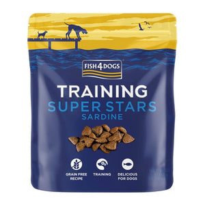 Fish4Dogs Training Super Stars Sardine Dog Treats 150g - 150g - Shopivet.com