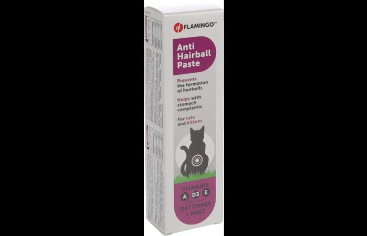 Flamingo Anti - Hairball Oat Fibres & Malt Cat Paste - 100g - Shopivet.com