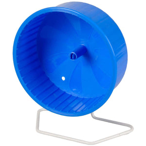 Flamingo Wacky Exercise Wheel Hamster Toy - BLUE - Shopivet.com