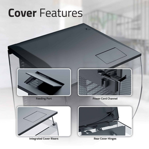 Fluval Flex 2.0 Aquarium Kit Black 34 L
