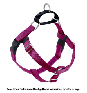 Freedom No-Pull Harness and Leash - Raspberry / Medium 1"