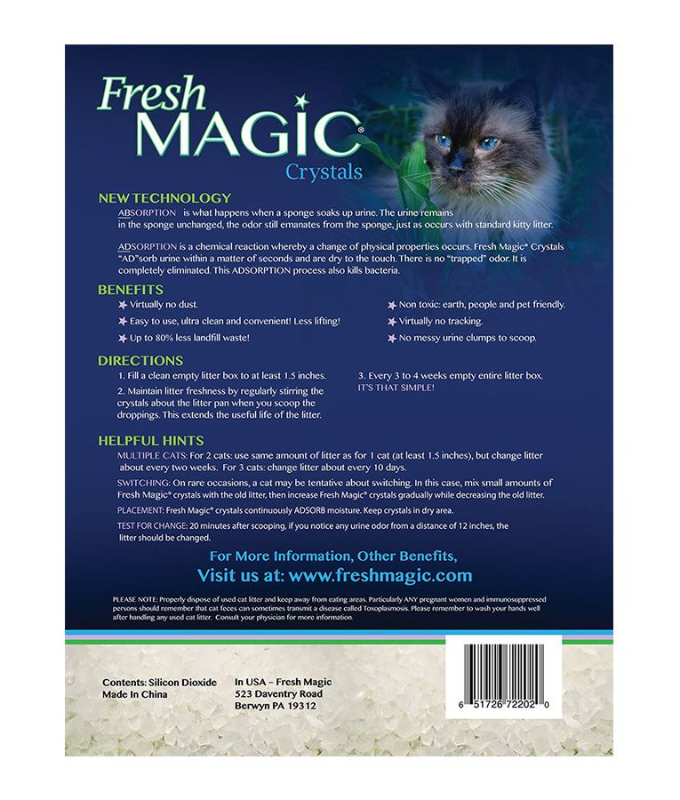 Fresh Magic Crystals Cat Litter - 4LB - Shopivet.com